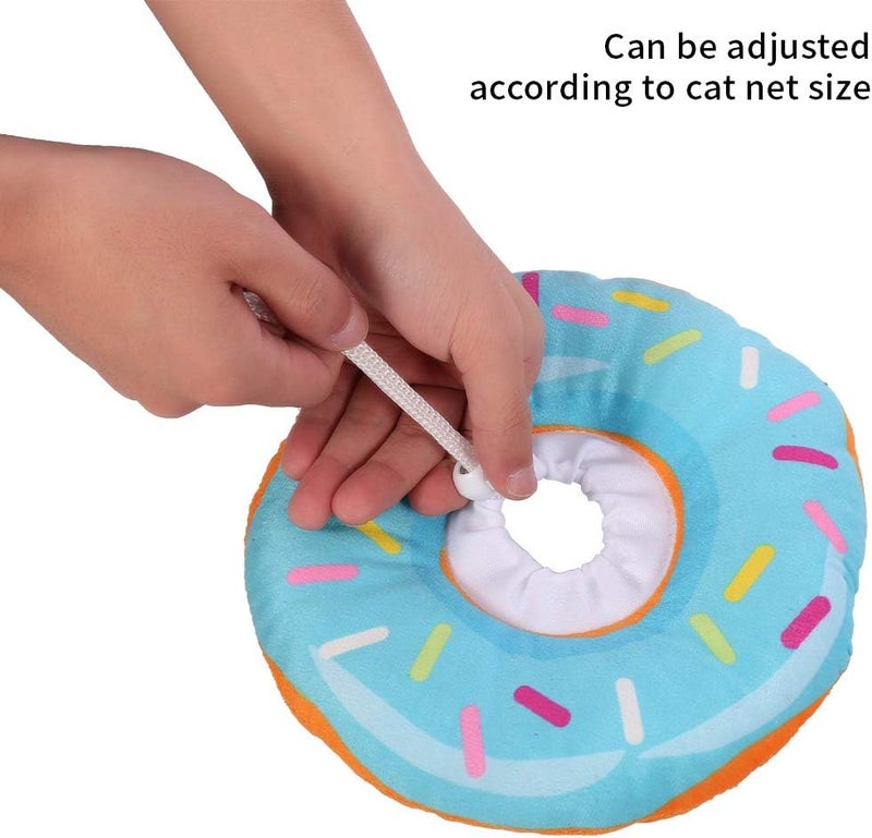 FRIUSATE Soft Cat Recovery Collar - Adjustable Donut Cone to Stop Licking, Comfortable & Lightweight for Cats & Kittens After Surgery - Image 4